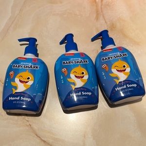New 3pc PinkFong Baby Shark Hand Soap
